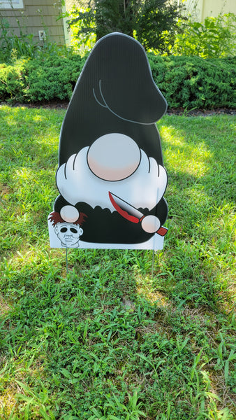 Dark Gnome Yard Sign  Michael dgys24 hw24