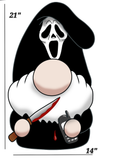 Dark Gnome Yard Sign Ghostface dgys24 hw24